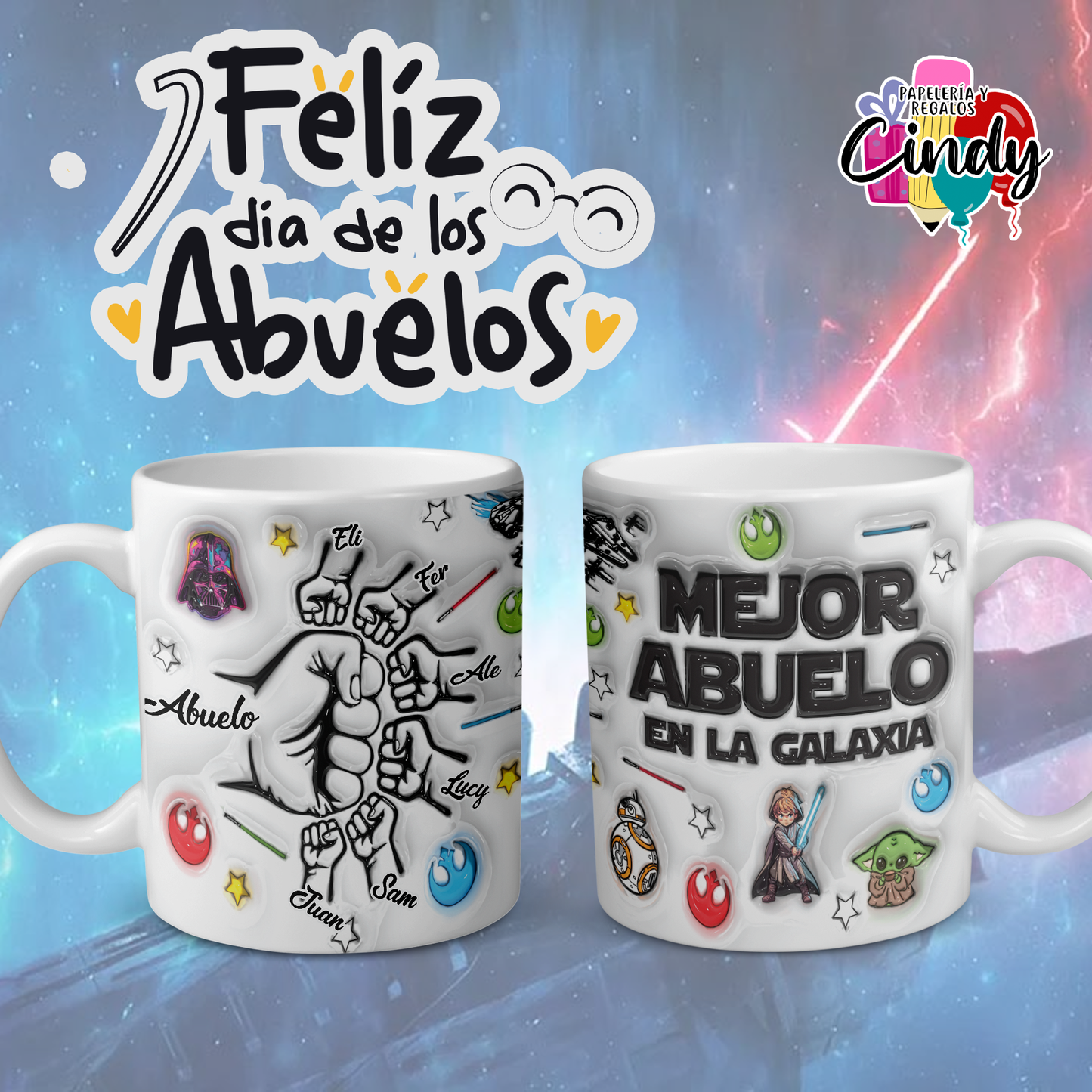 Taza Mejor Abuelo en la Galaxia