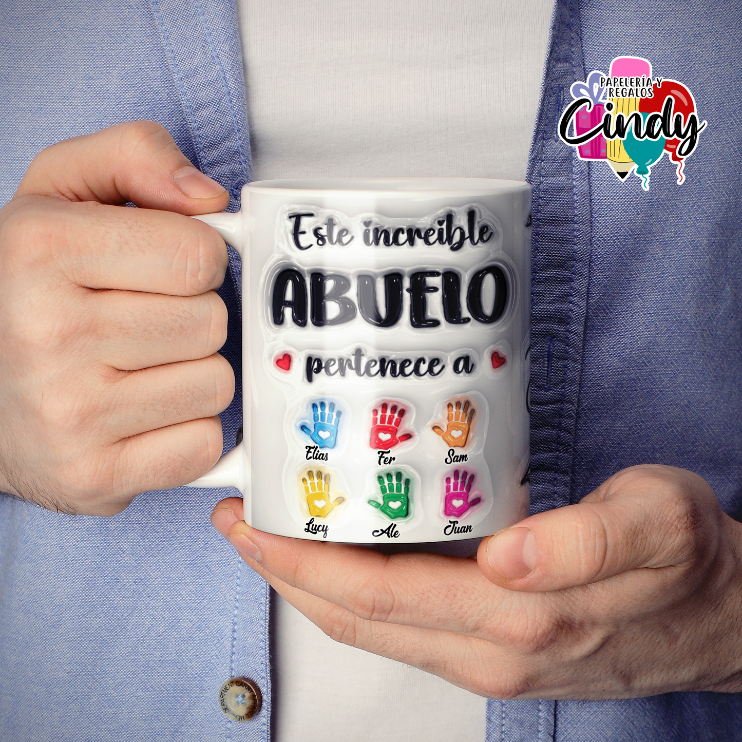 Taza Este Increible Abuelo Pertenece A